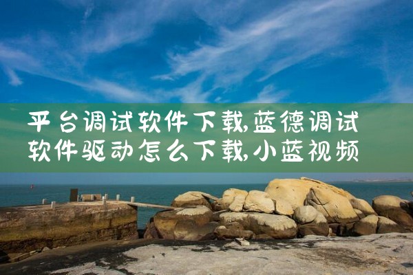 平台调试软件下载|小蓝视频